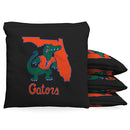 Florida Gators Albert Cornhole 1 LB Cornhole Bean Bag Toss Bags by BAGGO (Set of 8)