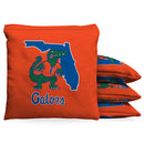 Florida Gators Albert Cornhole 1 LB Cornhole Bean Bag Toss Bags by BAGGO (Set of 8)