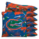 Florida Gators Graffiti Cornhole 1 LB Cornhole Bean Bag Toss Bags by BAGGO (Set of 8)