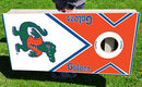 Florida Gators Vintage Pro Cornhole Bean Bag Toss Game 24x48 with 8 Regulation 16oz Bags