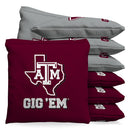 Texas A&M Aggies Lone Star Gig 'Em 1 LB Cornhole Bean Bag Toss Bags by BAGGO
