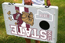 Mississippi State Bulldogs Hail State Bully Baggo Bean Bag Toss Portable 2x3 Cornhole Game