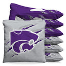 Kansas State Wildcats Scratch 1 LB Cornhole Bean Bag Toss Bags by BAGGO