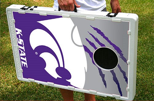 Kansas State Wildcats Fanatic Baggo Bean Bag Toss Portable Cornhole Game