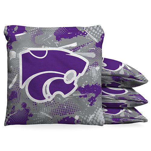 Kansas State Wildcats Graffiti 9.5oz Baggo Bean Bag Toss Bags by BAGGO