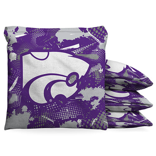 Kansas State Wildcats Graffiti 9.5oz Baggo Bean Bag Toss Bags by BAGGO