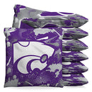 Kansas State Wildcats Graffiti 1 LB Cornhole Bean Bag Toss Bags by BAGGO