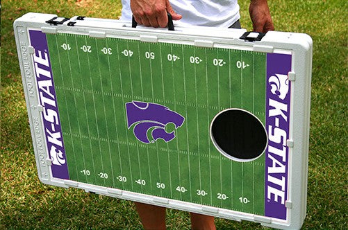Kansas State Wildcats Home Field Baggo Bean Bag Toss Portable Cornhole Game