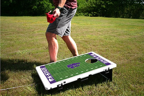 Kansas State Wildcats Home Field Baggo Bean Bag Toss Portable Cornhole Game
