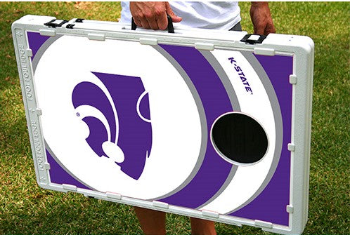 Kansas State Wildcats Vortex Baggo Bean Bag Toss Portable Cornhole Game