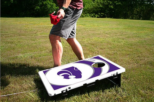 Kansas State Wildcats Vortex Baggo Bean Bag Toss Portable Cornhole Game
