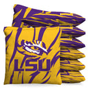 LSU Tigers Stripes 9.5 oz Bean Bag Toss Bags by BAGGO