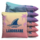 Margaritaville LandShark Vibes 9.5oz Baggo Bean Bag Toss Bags (set of 8)