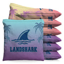 Margaritaville LandShark Vibes 9.5oz Baggo Bean Bag Toss Bags (set of 8)