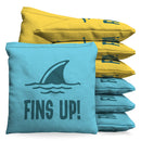 Margaritaville LandShark Fins Up 9.5oz Baggo Bean Bag Toss Bags (set of 8)