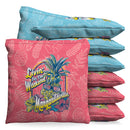 Margaritaville Livin For The Weekend 9.5oz Baggo Bean Bag Toss Bags (set of 8)