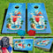 Margaritaville It's 5 O'Clock Somewhere Pro Cornhole Bean Bag Toss Game 24x48 with 8 Regulation 16oz Bags