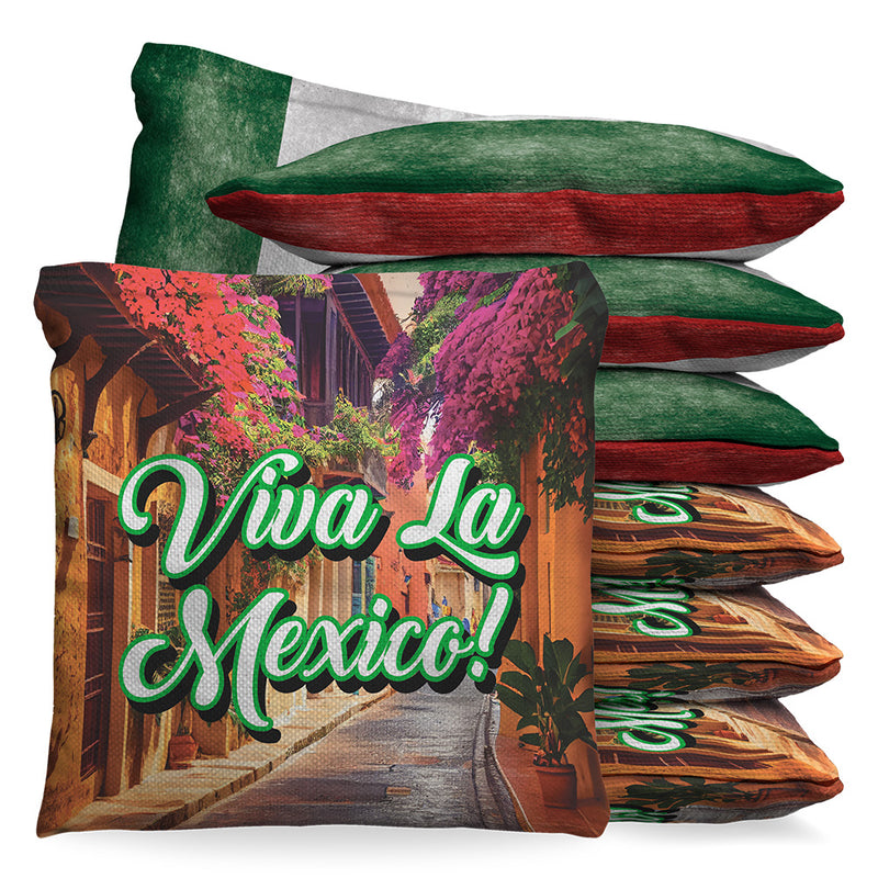 Mexico Cornhole Bean Bag Toss Bags (set of 8)