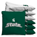 Michigan State Spartans Script 1 LB Cornhole Bean Bag Toss Bags (Set of 8)