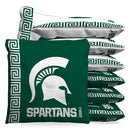 Michigan State Spartans FND 1855 1 LB Cornhole Bean Bag Toss Bags (Set of 8)
