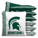 Michigan State Spartans FND 1855 1 LB Cornhole Bean Bag Toss Bags (Set of 8)