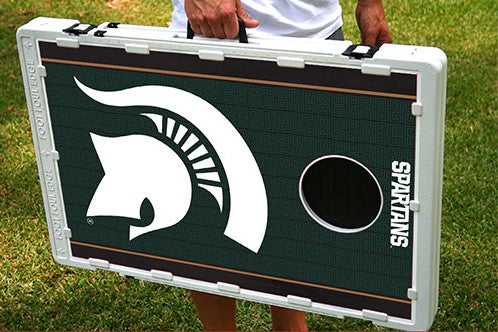 Michigan State Spartans Fanatic Baggo Bean Bag Toss Portable Cornhole Game