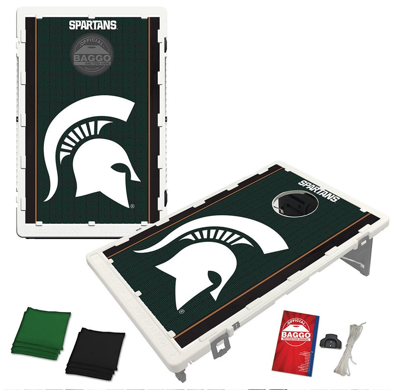 Michigan State Spartans Fanatic Baggo Bean Bag Toss Portable Cornhole Game