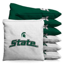 Michigan State Spartans Script 1 LB Cornhole Bean Bag Toss Bags (Set of 8)