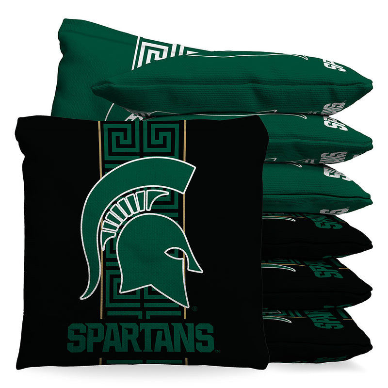 Michigan State Spartans Fanatic 1 LB Cornhole Bean Bag Toss Bags (Set of 8)