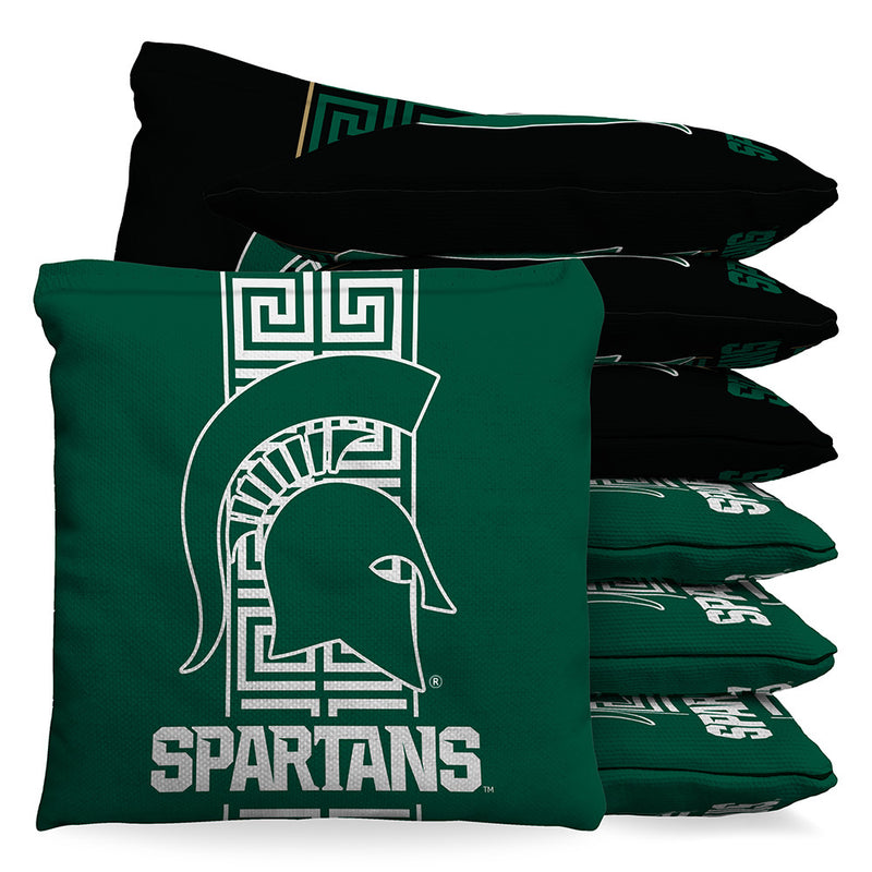 Michigan State Spartans Fanatic 1 LB Cornhole Bean Bag Toss Bags (Set of 8)