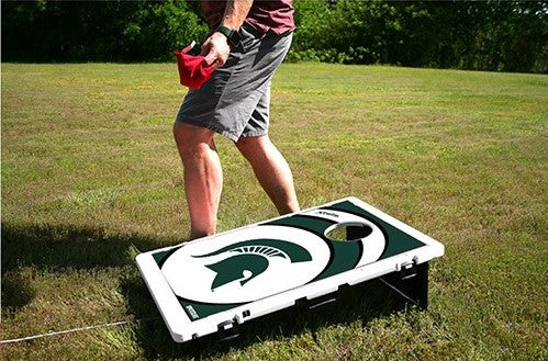 Michigan State Spartans Vortex Baggo Bean Bag Toss Portable Cornhole Game