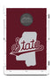 Mississippi State Bulldogs Maroon Script Screens (only) by Baggo