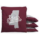 Mississippi State Bulldogs Script State 9.5 oz Bean Bag Toss Bags by BAGGO