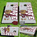 Mississippi State Bulldogs Hail State Bully Pro Cornhole Bean Bag Toss Game 24x48 with 8 Regulation 16oz Bags