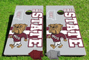 Mississippi State Bulldogs Hail State Bully Pro Cornhole Bean Bag Toss Game 24x48 with 8 Regulation 16oz Bags