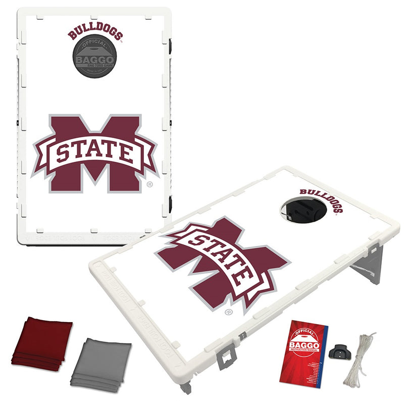 Mississippi State Bulldogs Baggo Bean Bag Toss Portable Cornhole Game