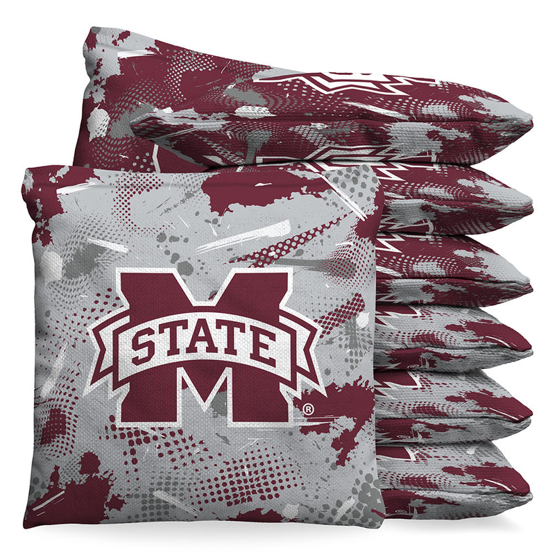 Mississippi State Bulldogs 1 LB Graffiti Bean Bag Toss Bags by BAGGO