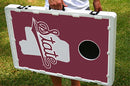 Mississippi State Bulldogs Maroon Script Baggo Bean Bag Toss Portable 2x3 Cornhole Game