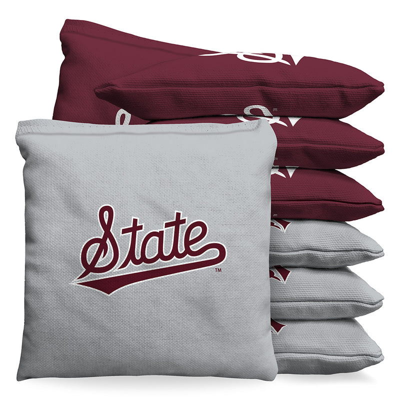 Mississippi State Bulldogs Script 9.5 oz Bean Bag Toss Bags by BAGGO