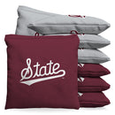 Mississippi State Bulldogs Script 9.5 oz Bean Bag Toss Bags by BAGGO