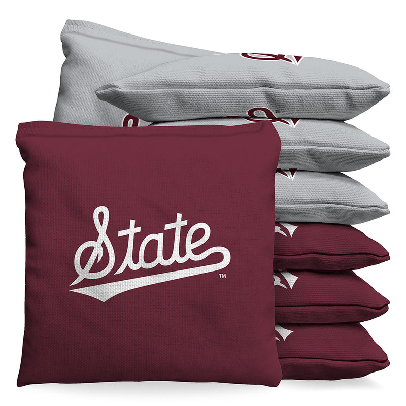 Mississippi State Bulldogs Script 9.5 oz Bean Bag Toss Bags by BAGGO
