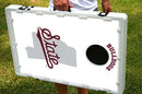 Mississippi State Bulldogs White Script Baggo Bean Bag Toss Portable 2x3 Cornhole Game