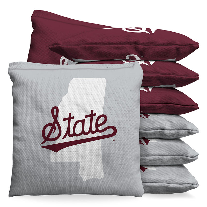 Mississippi State Bulldogs Script State 9.5 oz Bean Bag Toss Bags by BAGGO