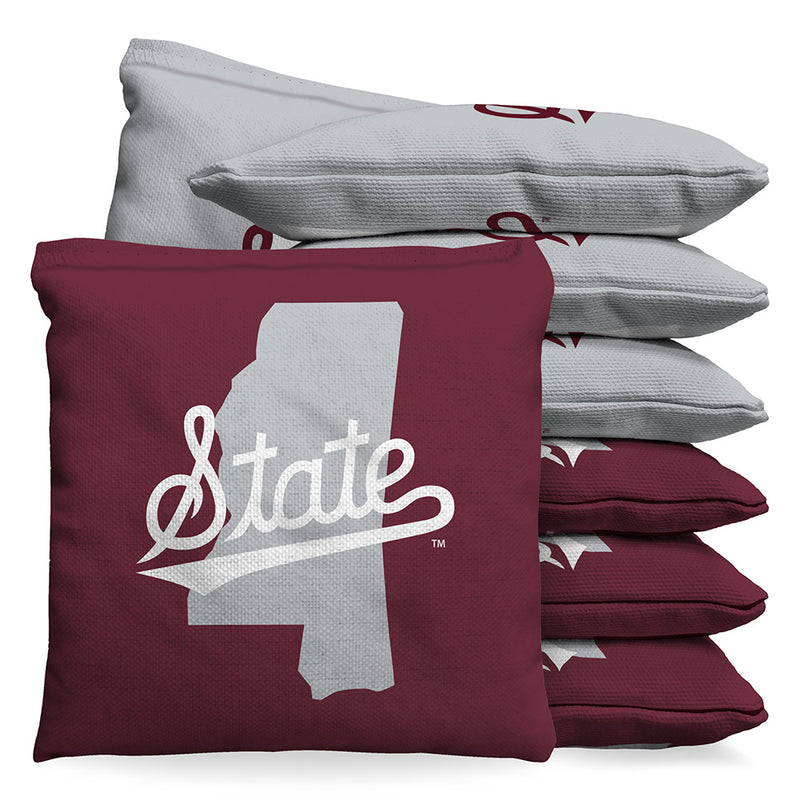 Mississippi State Bulldogs Script State 9.5 oz Bean Bag Toss Bags by BAGGO