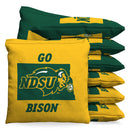 North Dakota State Bison ND Outline 9.5 oz Bean Bag Toss Bags by BAGGO (Set of 8)