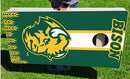North Dakota State Bison Harvest Pro Cornhole Bean Bag Toss Game 24x48 with 8 Regulation 16oz Bags