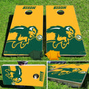 North Dakota State Bison Fanatic Pro Cornhole Bean Bag Toss Game 24x48 with 8 Regulation 16oz Bags