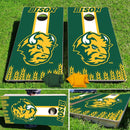 North Dakota State Bison Harvest Pro Cornhole Bean Bag Toss Game 24x48 with 8 Regulation 16oz Bags