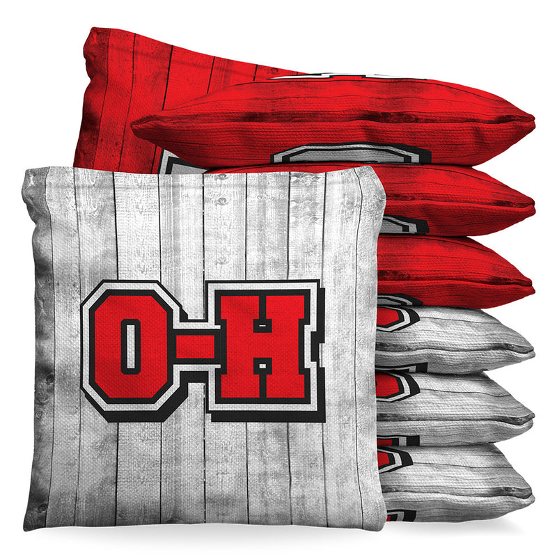 Ohio OH-IO Cornhole Bean Bag Toss Bags (set of 8)