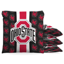 Ohio State Buckeyes Fanatic Baggo Cornhole Bean Bag Toss Bags Set (set of 8)